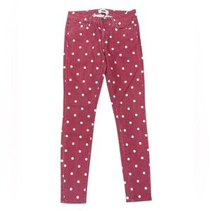 PAIGE Verdugo Polka Dot Ultra Skinny Jeans